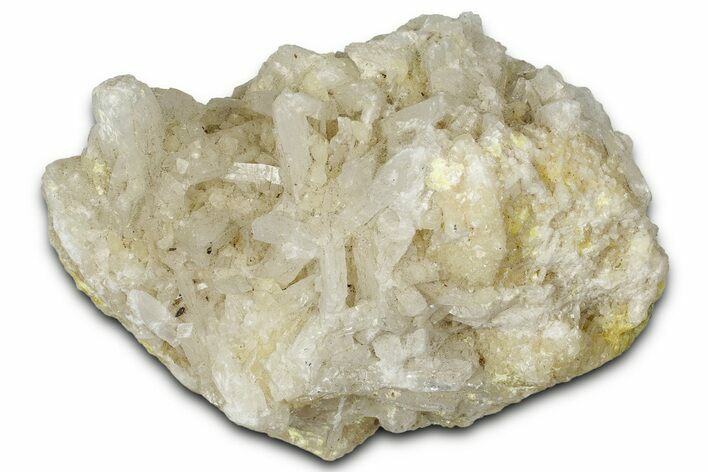 Celestine (Celestite) Crystals on Sulfur - Italy #356637
